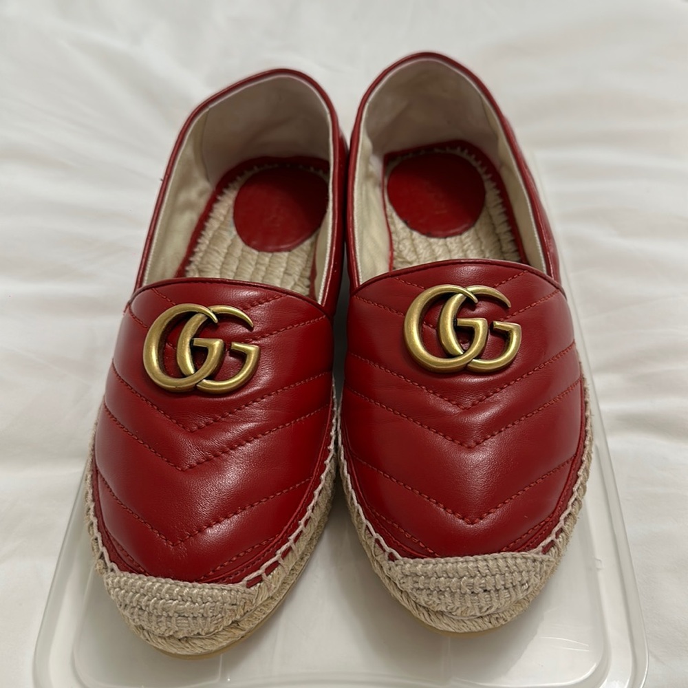 Red Gucci Espedrilles